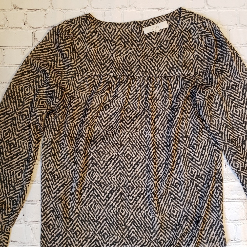 Loft Aztec Top Sz Medium